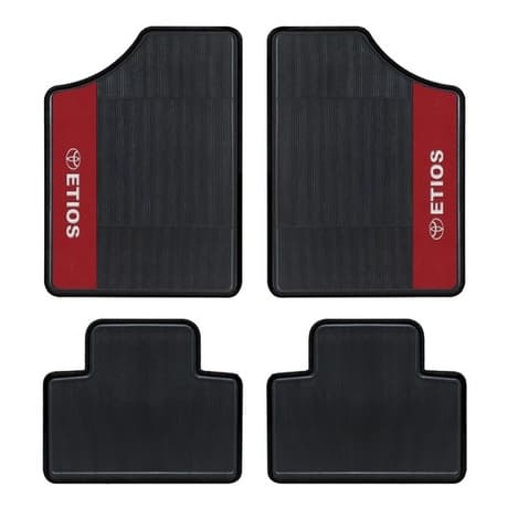 Tapete Personalizado Automotivo Toyota Etios Lado Vermelho