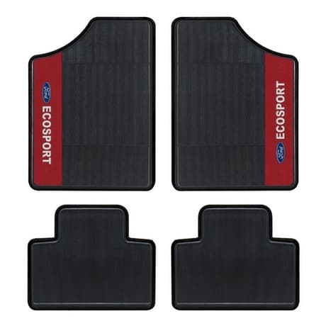 Tapete Personalizado Automotivo Ford Ecosport Lado Vermelho 4 Pçs