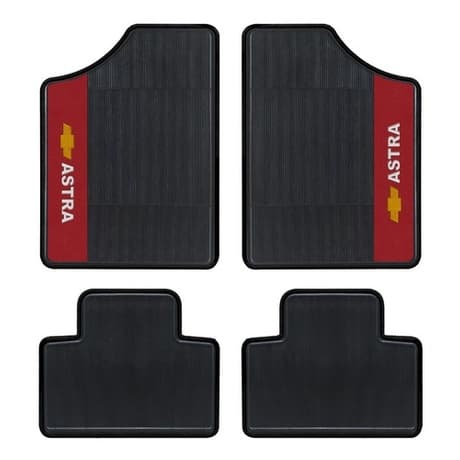 Tapete Personalizado Automotivo Gm Astra Lado Vermelho 4 Pçs