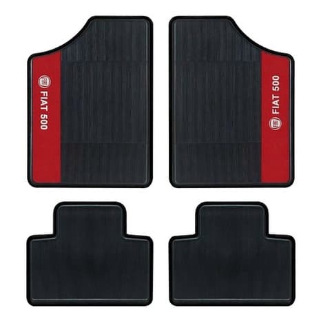 Tapete Personalizado Automotivo Fiat 500 4 Peças