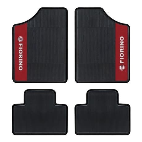 Tapete Personalizado Automotivo Fiat Fiorino Lado Vermelho