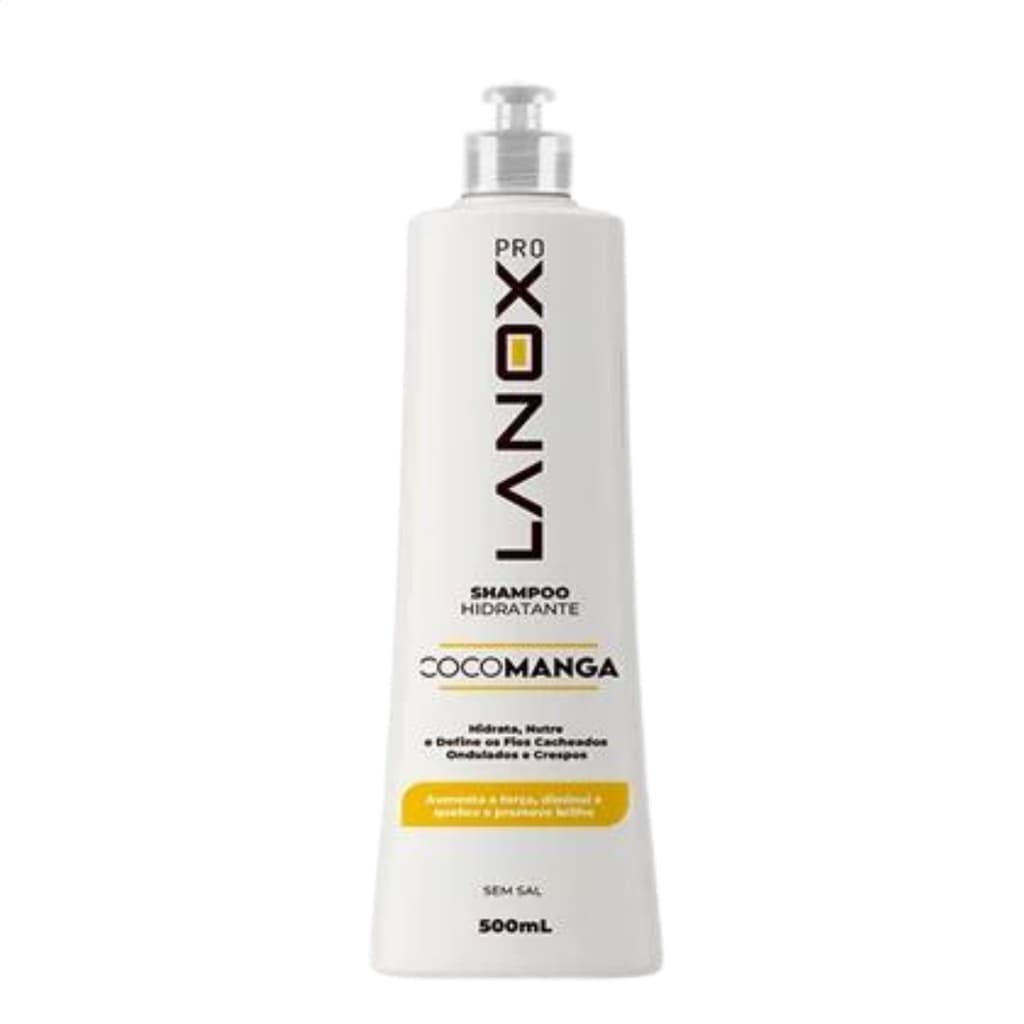 Shampoo Hidratante Coco Manga Lanox Pro Trihair 500ml