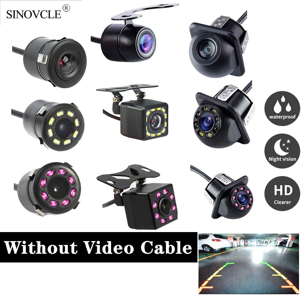 Câmera De Visão Traseira Do Carro 4led 8led Infravermelho De 120 Graus Hd VisãoNoturnaEstacionamentoAutoVídeoÀProvaDÁgua