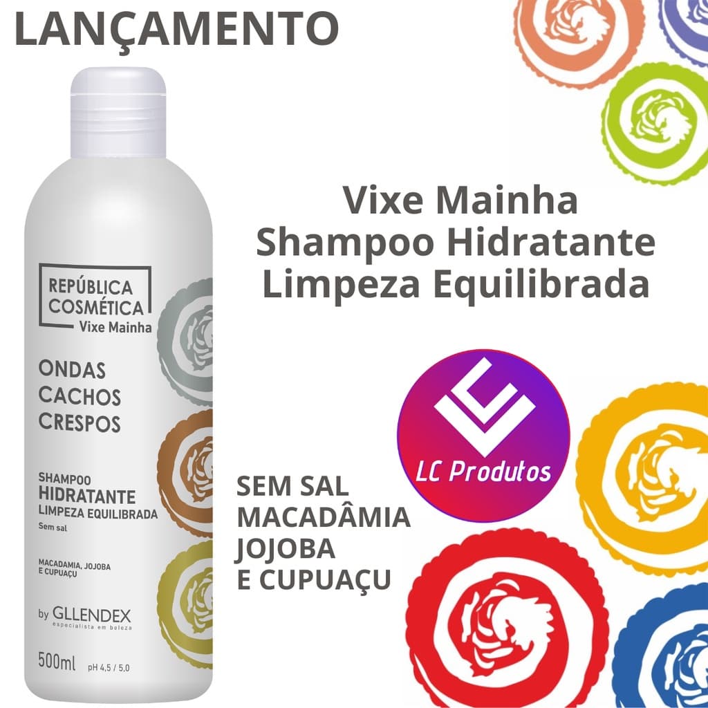 Vixe Mainha Shampoo Hidratante Limpeza Equilibrada 500ml GLLENDEX