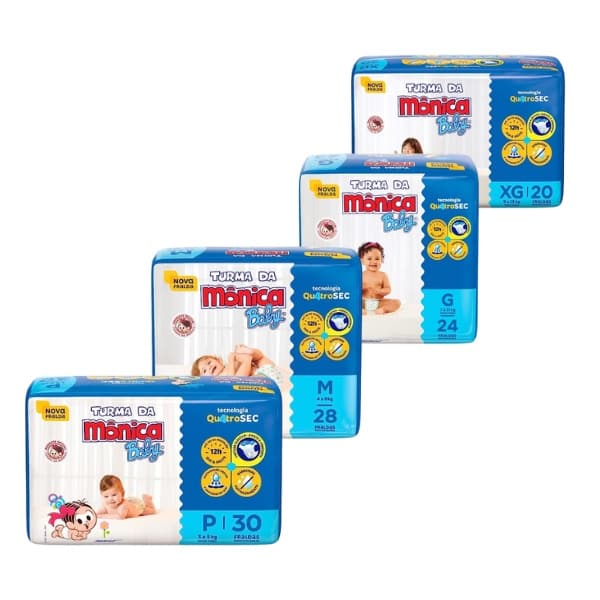 Fralda Turma Da Mônica Jumbo