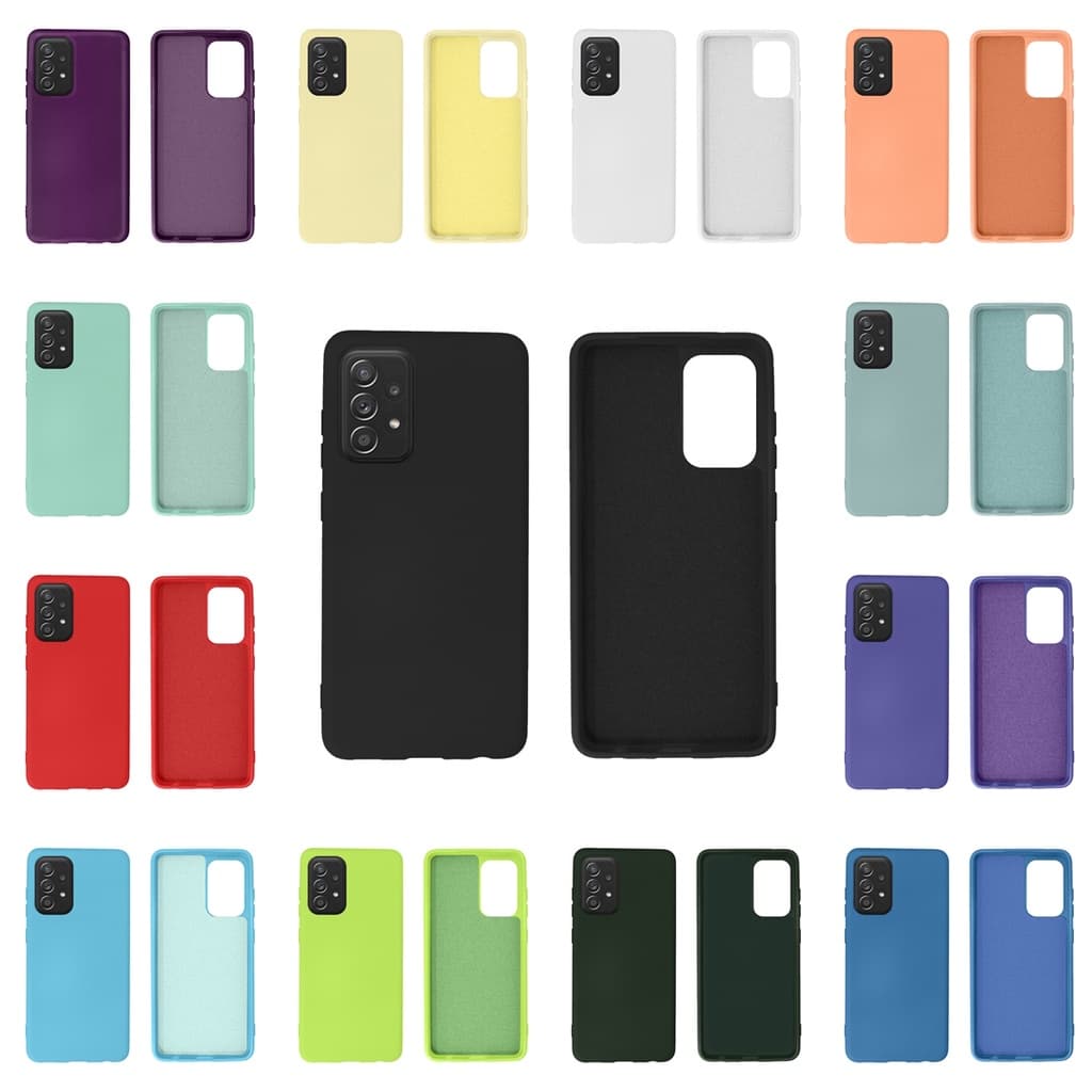 Capinha Capinha para Galaxy A52 e A52s Silicone Cover Aveludada por dentro
