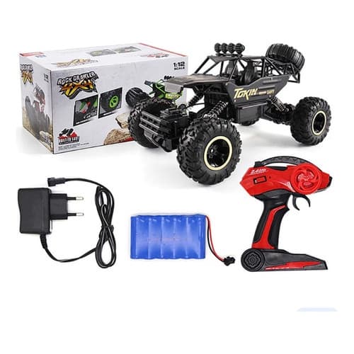 Carrinho Controle Remoto 4ch 4x4 Off Road Jipe Crawler Grande 37cm
