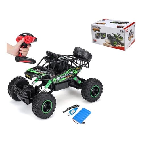Carrinho Controle Remoto Carro 4ch 4x4 Off Road Jeep Rc 37cm