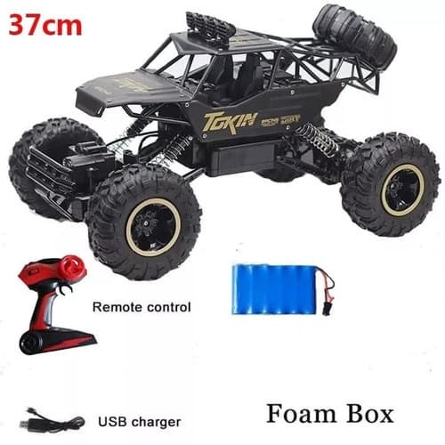 Carrinho Controle Remoto 4x4 Rock Jipe Rally Grande 4ch 37cm
