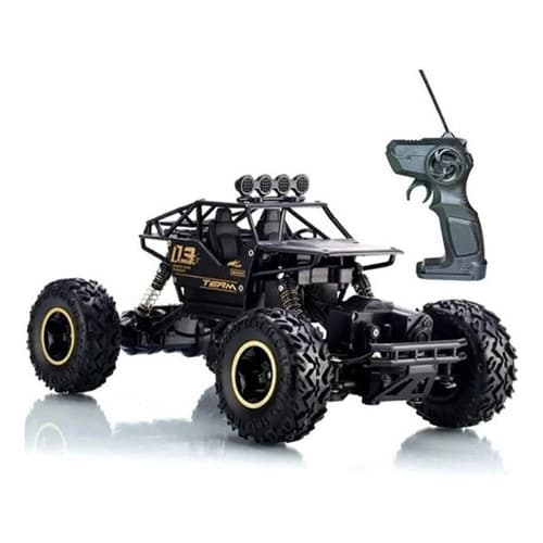 Carro De Controle Remoto 4x4 Carrinho 4 Canais Jipe Rally