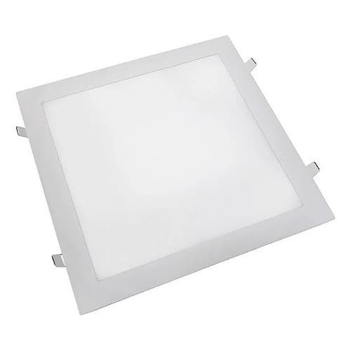 Painel Plafon LED 12W Quadrado de Embutir Branco Frio Aaatop | Luminária LED para Teto, Quarto, Sala, Cozinha.