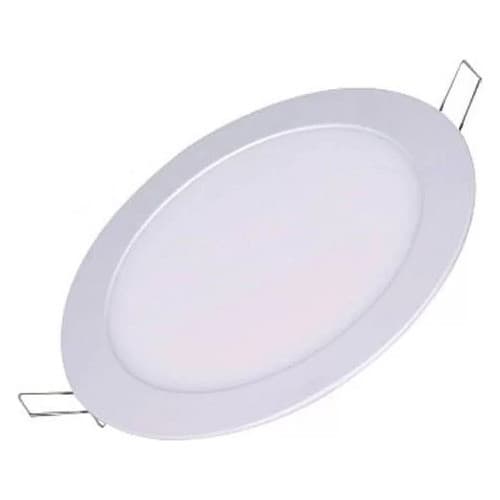 Luminária Aaatop Plafon Led 3w Redondo Embutir branco frio luz branca 6000 a 6000k a 6500k Luz Branca
