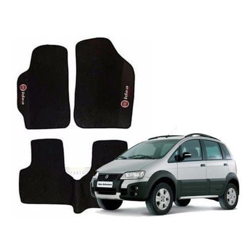Tapete Automotivo Idea 2006 2007 2008 2009 2010 2011 2012  Em Borracha Feito Sob Medida 03pç