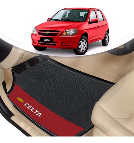 Tapete Borracha Automotivo Gm Celta 4 Pçs