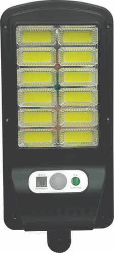Luminária Solar Led 200w Pública Prova D'água Branco Frio Fluxo Luminoso LED: 18000 Lúmens