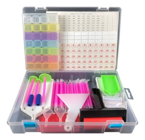 conjunto ferramentas e acessór105 pintura de diamante 5d 128pcs