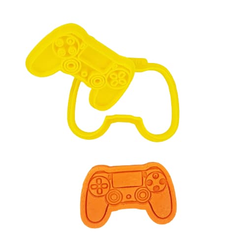 Cortador + Marcador para Biscoito e Pasta Americana Controle Video Game