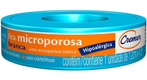 Kit 10 Fita Micropore Hipoalérgica 1,2 X 4,5m Cremer