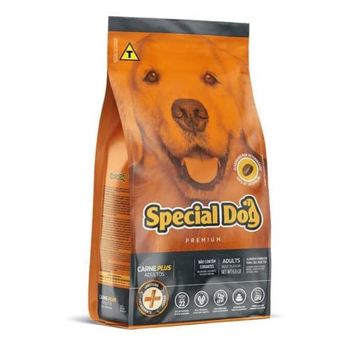 Ração Special Dog Premium Carne Plus Para Cães Adultos 20kg