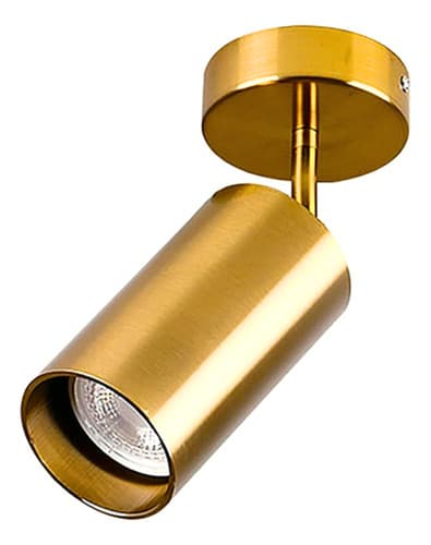Luminária Led Spot Teto Gu10 Gold Dourada Iluminação