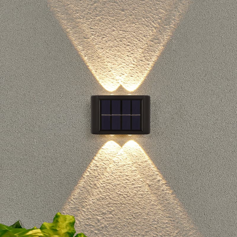 4 lED À Prova D'água Para Jardim Muro e Varanda Luminária Solar De Parede Promoção