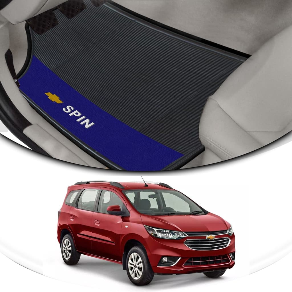 Tapete de borracha Lateral Azul 4 Peças Automotivo Chevrolet Spin