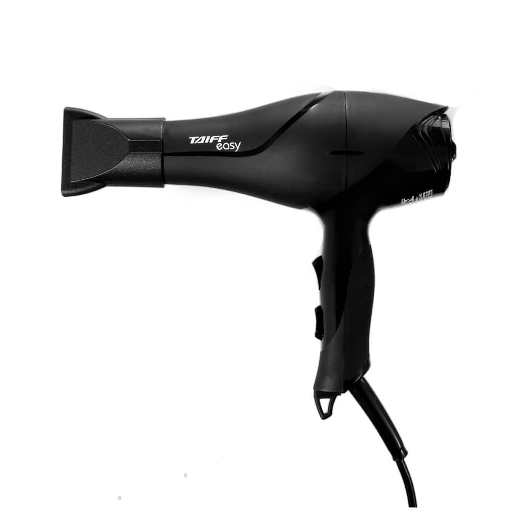 Secador de Cabelo Taiff Easy Motor AC Profissional 1700W 2 Velocidades 2 Temperaturas Preto