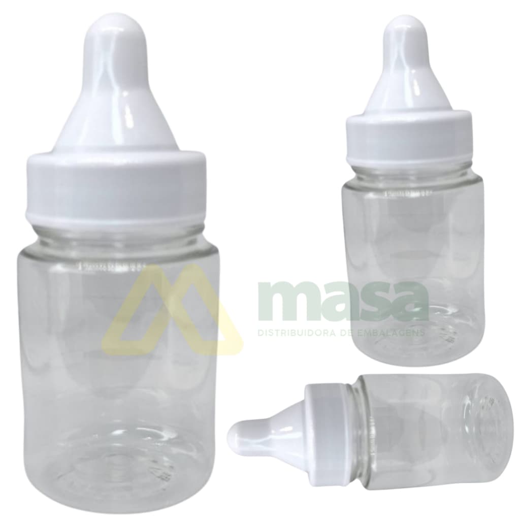 Kit 30 mini Mamadeira 40 ml - lembrancinhas personalizáveis chá revelação e chá de bebe mamadeirinha