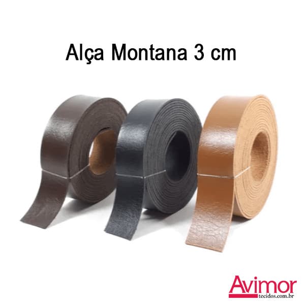 Alça Importada Montana 3 cm Confecção Bolsas Mochila Costura Criativa Artesanato Patchwork Ateliê