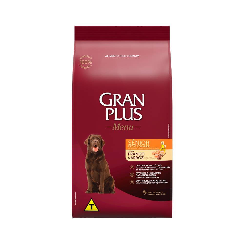 Ração GranPlus Menu Cão Senior 15Kg
