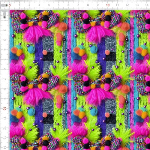 Tecido Sarja Impermeável Brilho E Pompons 100% Algodão Qualidade Superior Patchwork Mesa Posta