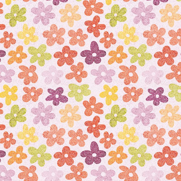 Tecido Sarja Impermeável Flores Texturas 100% Algodão Enxoval Mesa Posta Qualidade Superior Quilting