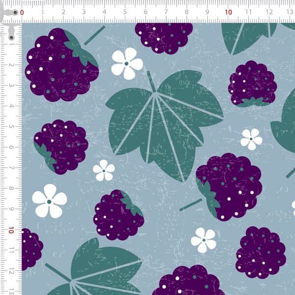 Tecido Tricoline Digital Amoras Com Flores Fundo Vintage 100% Algodão Cozinha Chic Enxoval Quilting
