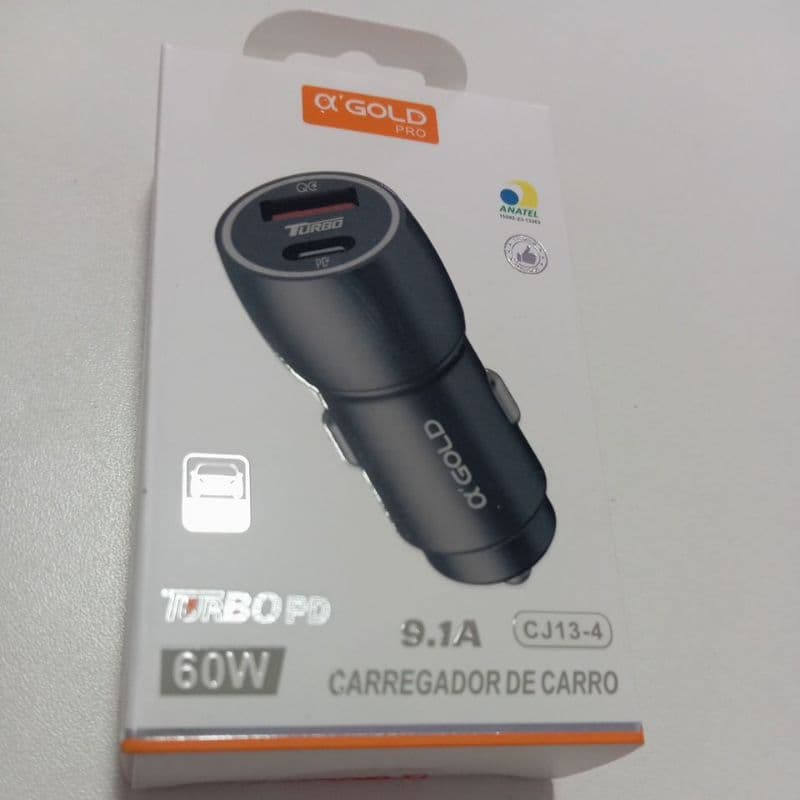 Carregador Veicular H"MASTON Tipo C + USB Turbo - Carregamento Rápido e Universal, Compatível e Seguro