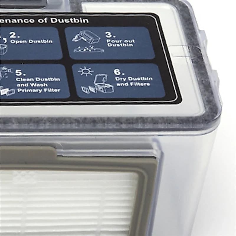 Caixa de Pó ABUS-Vacuum para Aspirador Robô MAMNV ZCWA GTTVO BR151/150, Acessórios de Substituição, Caixa de Pó para Lix