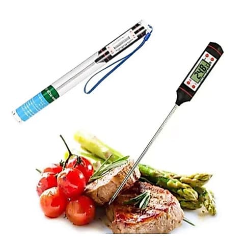 Termômetro Culinário Digital Espeto Alimento Cozinha Liquido