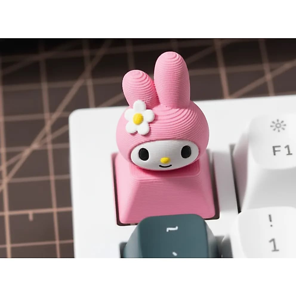 Keycap My Melody para Teclado Mecânico | Keycap Decorativa Fofa