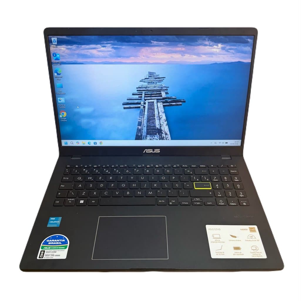 Notebook Asus Intel Celeron 11° Gen 4gb Ddr4 M.2 128gb Vitrine Win11