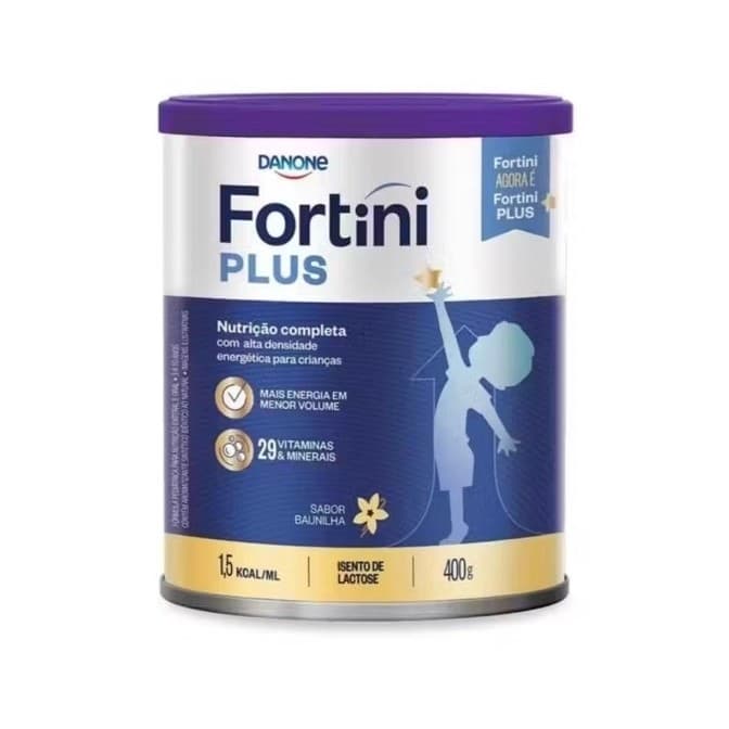 Suplemento Infantil Em Pó Fortini Plus Baunilha 400g Danone
