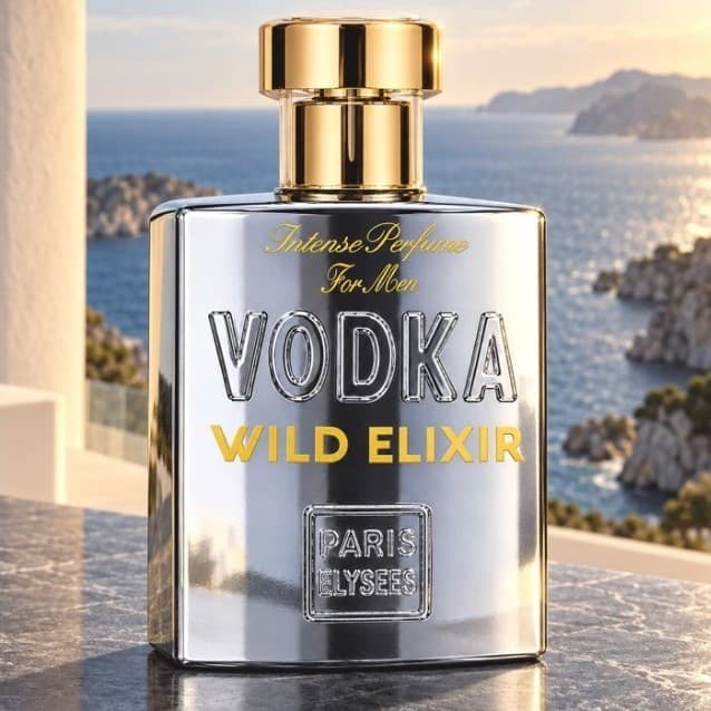 Vodka Wild Elixir Paris Elysees Intense Masculino 100ml Lançamento Importado