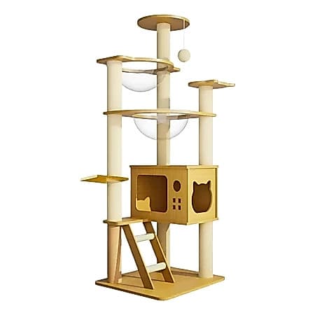 Playground Cápsula Espacial  Torre E Casinha Para Gato