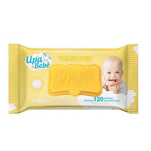TOALHA UMEDECIDA UPA BEBÊ – 120 UNIDADES