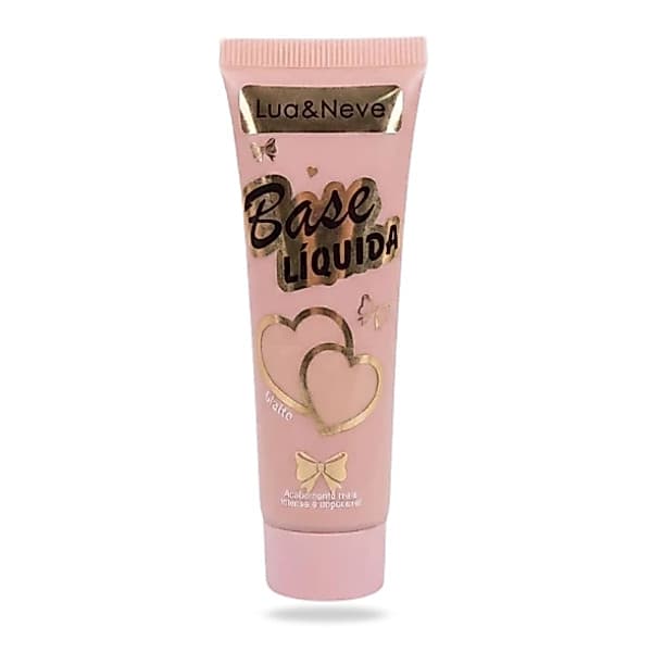 Base Liquida Lua & Neve Matte Alta Cobertura Resistente a Água