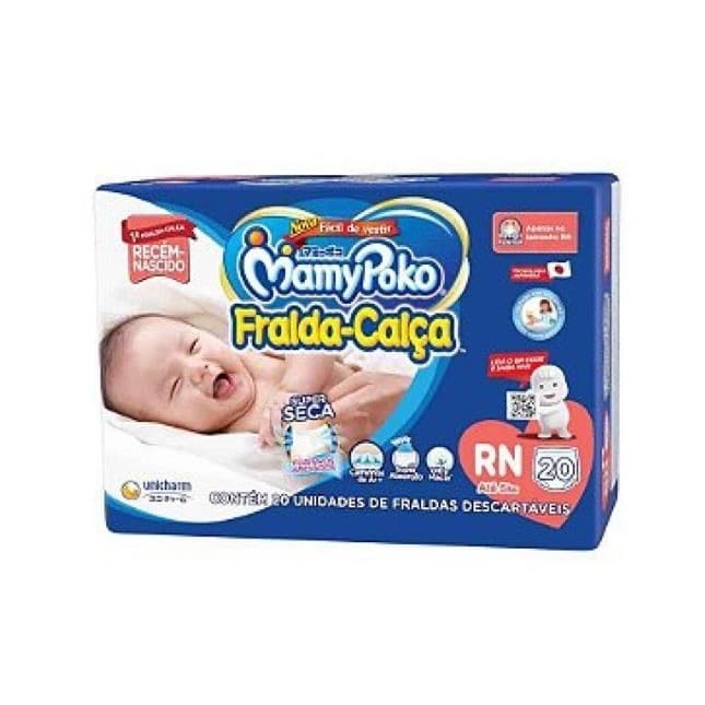 MamyPoko Fralda-Calça Recém-Nascido Regular 20 Unidades