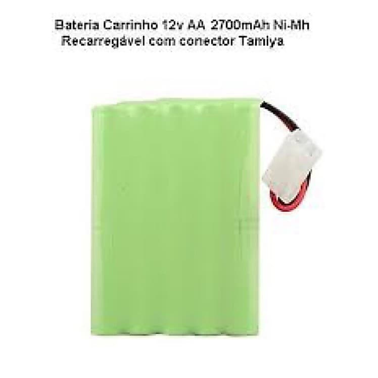 bateria 12v 2700mah plug tamya AA para carrinhos de controle remoto recarregáveis