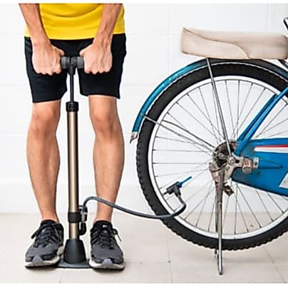 Bomba Para Encher Pneu De Bicicleta Moto E Bike de 30Cm E 50cm