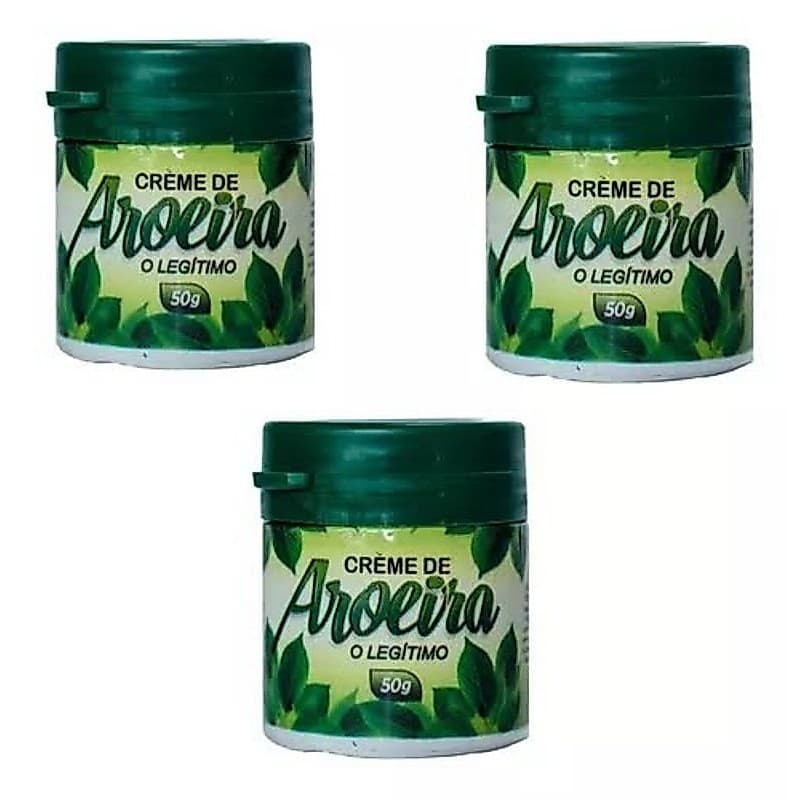 kit com 6 unidades creme de aroeira, pomada concentrada 50gr