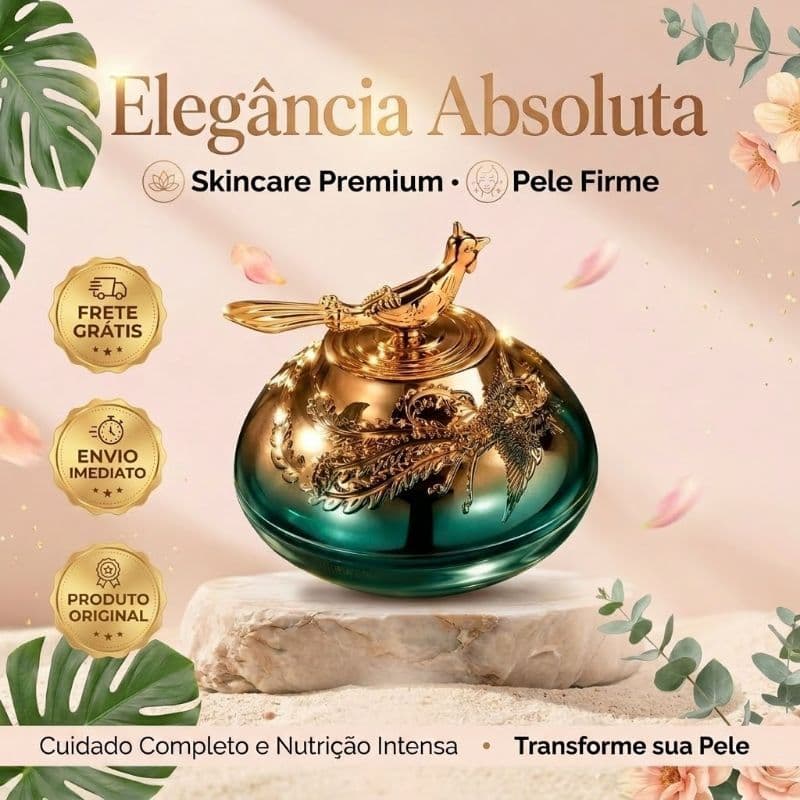 Creme Lux Anti Idade Facial Rejuvenescedor 50g Hidratante Anti-Rugas Hipoalergênico