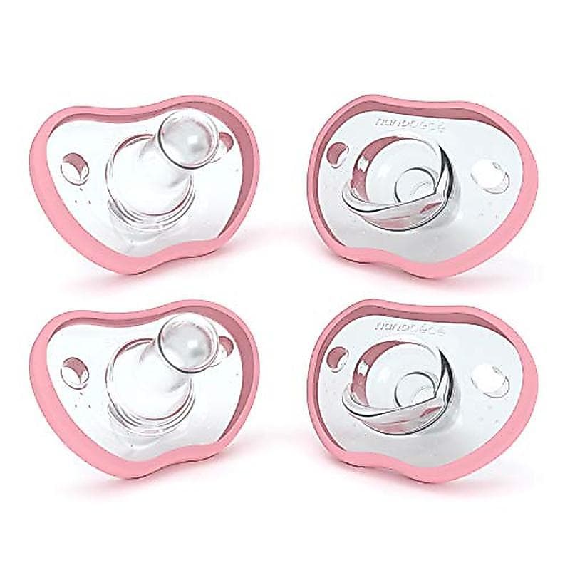 Chupetas De Bebê Nanobebe 0-3 Meses-Ortodônticas , Curvas Confortavelmente Com Contorno Facial , Premiada Para Bebês Que