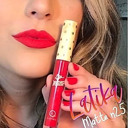 Batom Líquido Lip Matte Latika n°25